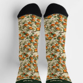 Persimmonmuster Socken (Oben)