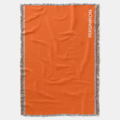 Persimmonroter Farbname Decke (Vorderseite Vertikal)