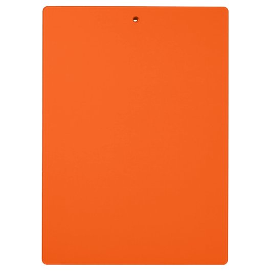 Persimmonroter Farbname Klemmbrett (Rückseite)