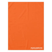 Persimmonroter Farbname Tischdecke (Vorderseite)