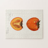 Persimmons Fruchtfarbenmalerei Puzzle (Horizontal)
