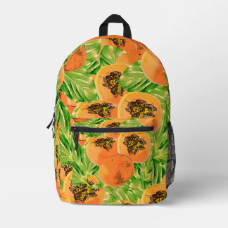 Persimon Jungle (Kaki) Bedruckter Rucksack