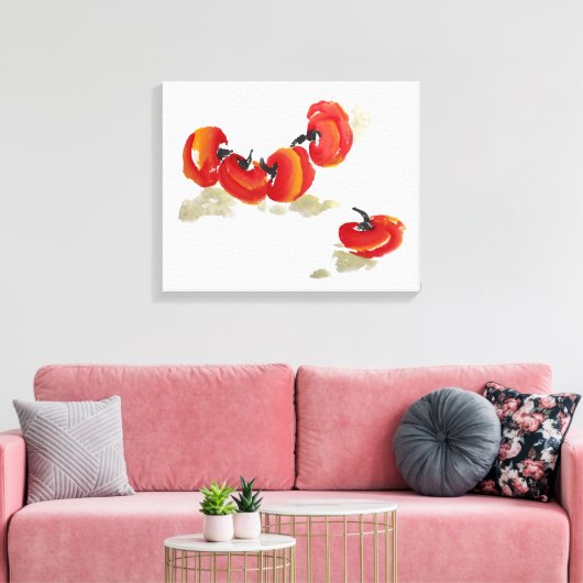 Persimon Leinwanddruck (Insitu (Wohnzimmer))