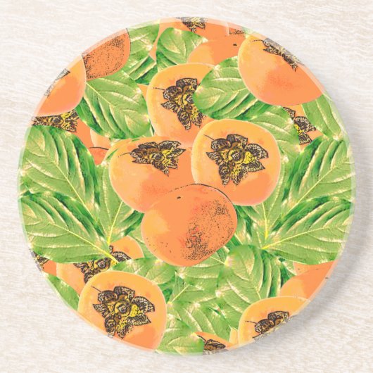 Persimondschungel Sandstein Untersetzer (Vorne)