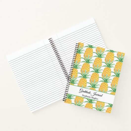 Persinalized Ananas Dankesblatt Notizblock (Innenseite)