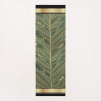 Persisch: grün/Gold - Yoga Mat Yogamatte
