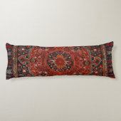 Persisch-Joshan-Rot-Rost-Blau Seitenschläferkissen (Rückseite)