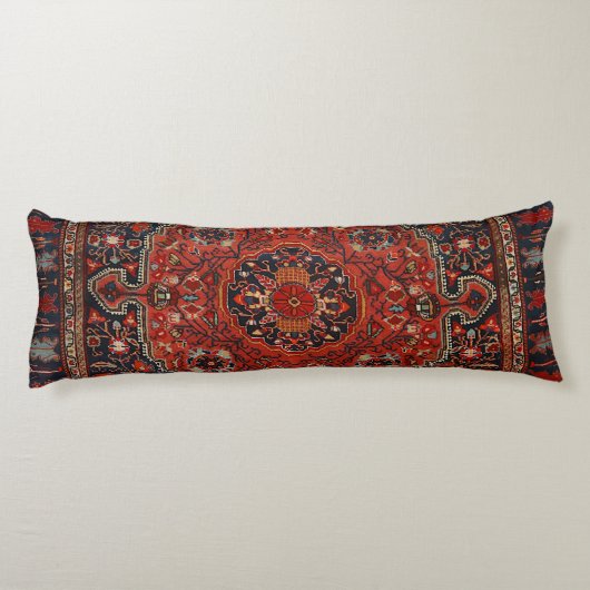 Persisch-Joshan-Rot-Rost-Blau  Seitenschläferkissen (Rückseite)