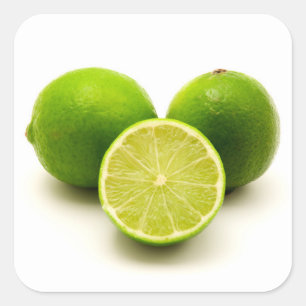 persisch Limon Quadratischer Aufkleber