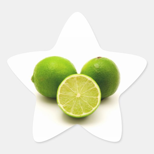 persisch Limon Stern-Aufkleber (Vorderseite)