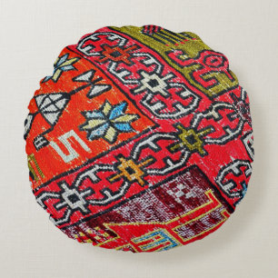 Persisch, Muster, Teppichboden Rundes Kissen