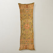 Persisch Mute Green Yellow Blau  Seitenschläferkissen (Rückseite (Vertikal))