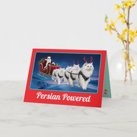 persisch Powered Karte (Gelbe Blume)