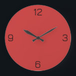 Persisch Red CA3433 Farbe mit der Option Name hinz Große Wanduhr<br><div class="desc">Fügen Sie einen Namen, Initialen oder Text hinzu, oder behielt Sie die Farbe alleine. Farbkoordinaten mit anderen Elementen des Ladens basierend auf dem Namen und dem HEX-Code (sechsstellige Hex-Triole). Verwenden Sie diesen Code, um andere Elemente zu mischen, zu ergänzen und anzupassen, um diese zu ergänzen oder um anderen Auflistungen hinzuzufügen....</div>