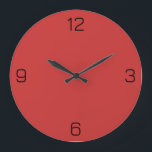 Persisch Red CA3433 Farbe mit der Option Name hinz Große Wanduhr<br><div class="desc">Fügen Sie einen Namen, Initialen oder Text hinzu, oder behielt Sie die Farbe alleine. Farbkoordinaten mit anderen Elementen des Ladens basierend auf dem Namen und dem HEX-Code (sechsstellige Hex-Triole). Verwenden Sie diesen Code, um andere Elemente zu mischen, zu ergänzen und anzupassen, um diese zu ergänzen oder um anderen Auflistungen hinzuzufügen....</div>