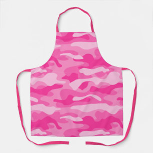 Persisch Rosa Monocolor Camo Schürze