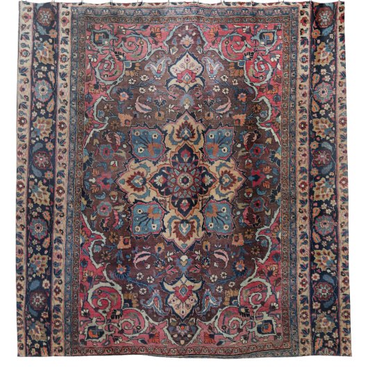 Persisch rosa Rosa  Duschvorhang (Vorderseite)