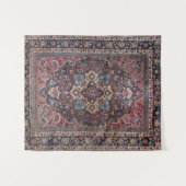 Persisch rosa Rosa Wandteppich (Vorderseite (Horizontal))