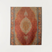 Persisch Rotes Blau Wandteppich (Vorderseite)