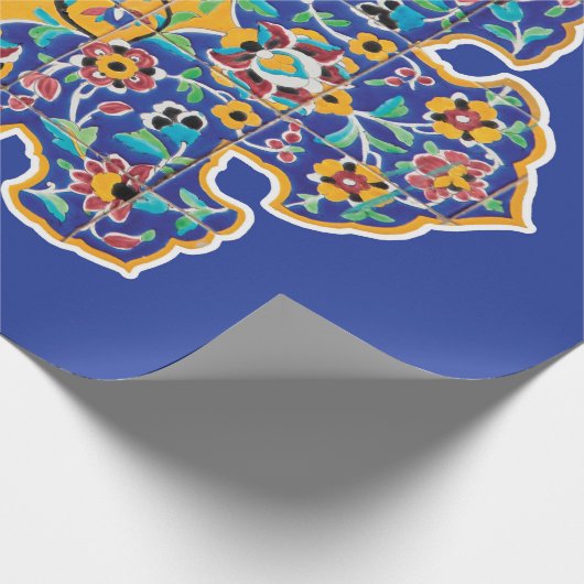 Persisch Türkis Geschenkpapier (Ecke)