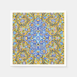 Persische aufwändig gekachelte Wandserviette Serviette