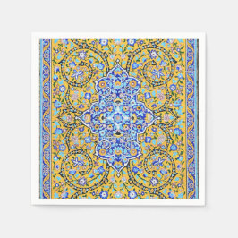 Persische aufwändig gekachelte Wandserviette Serviette