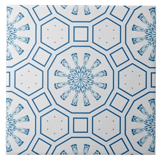 Persische, blaue Fliesen, marokkanische Fliesen, Fliese (Vorderseite)