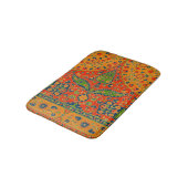 Persische Blumendrucke dekorativ Badematte (Schrägansicht)