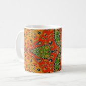 Persische Blumendrucke dekorativ Kaffeetasse (Vorderseite Links)