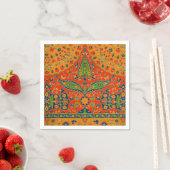 Persische Blumendrucke dekorativ Serviette (Beispiel)