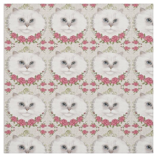 Persische Cat-Rose Stoff (Muster)