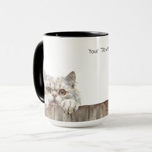 Persische Cat-Tasse Tasse (Vorderseite Links)