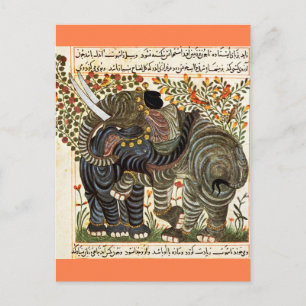 Persische Elefanten Postkarte