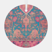 Persische Glasdekoration Ornament Aus Glas (Rückseite)