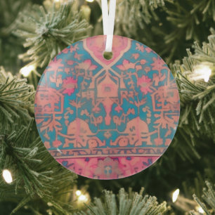 persische Glasmusterverzierung Ornament Aus Glas