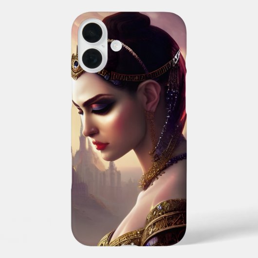 Persische Kaiserin Queen Middle East Fantasy Art Case-Mate iPhone Hülle (Rückseite)