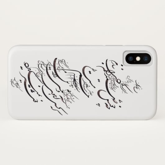 persische Kalligraphie iphone x Abdeckung Case-Mate iPhone Hülle (Rückseite (Horizontal))