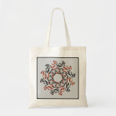 Persische Kalligraphie Tote Bag Tragetasche (Vorne)