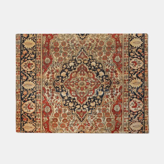 Persische Kashan-Burnt-Gelb  Fußmatte (Vorderseite)