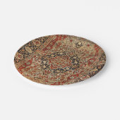 Persische Kashan-Burnt-Gelb  Pappteller (Schrägansicht)