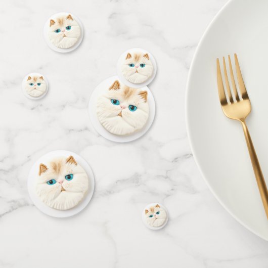 Persische Katze 3D Inspiriert Konfetti (Gruppe)