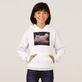 Persische Katze auf einem fliegenden Teppich Hoodie (Vorne ganz)