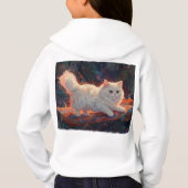 Persische Katze auf einem fliegenden Teppich Hoodie (Rückseite)