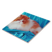 Persische Katze Fliese (Seite)