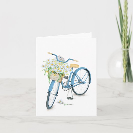 Persische Katze im Korb Karte (Vorderseite)