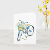 Persische Katze im Korb Karte (Gelbe Blume)