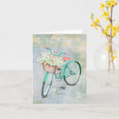 Persische Katze im Korb Karte (Gelbe Blume)