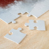 Persische Katze in Sledge Let it Schnee Weihnachte Puzzle (Seite)