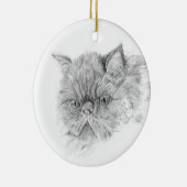 persische Katze Keramik Ornament (Rechts)