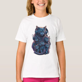 Persische Katze mit Kitten spielen mit TNT T-Shirt